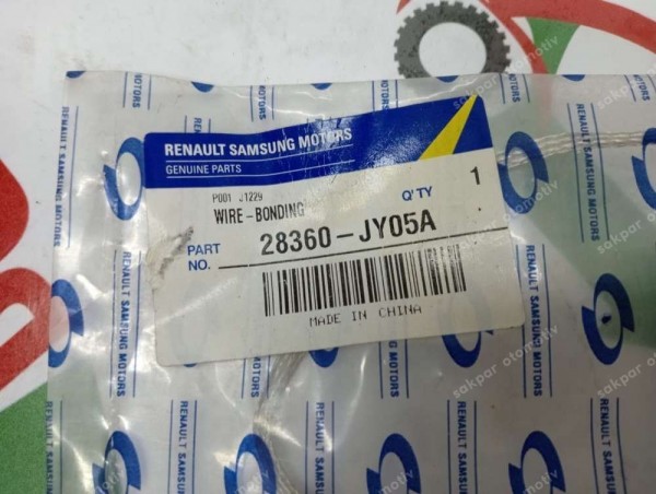 Renault Koleos Akü Bağlantı Teli Orj. 28360-JY05A YP (DE117)