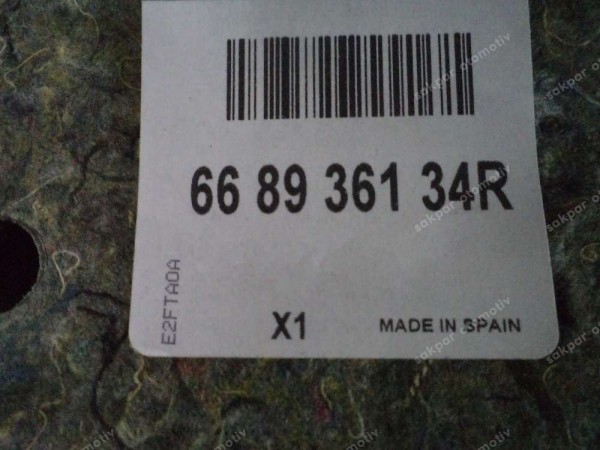 Renault Kadjar Sessizleştirici 668936134R YP (HA-120)