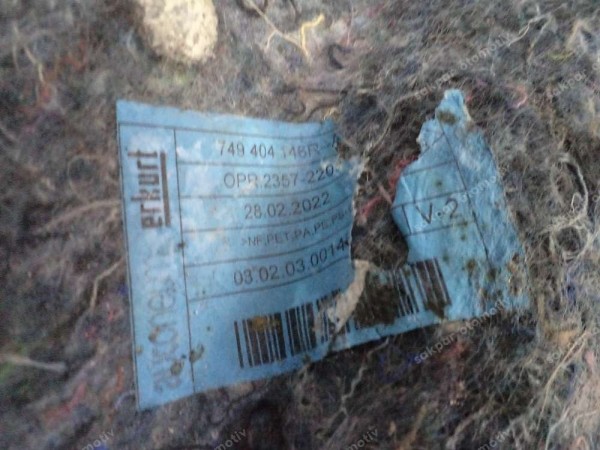 Renault Clio 5 Ön Zemin Ses Yalıtım Köpüğü Orj 749404146R YP HP (AC110)