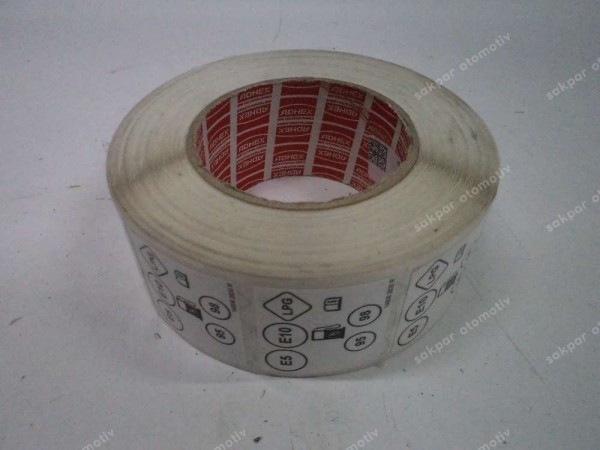 Dacia Duster Sandero Yakıt Bilgi Etiketi (10 lu)148062830R YP (IC120)