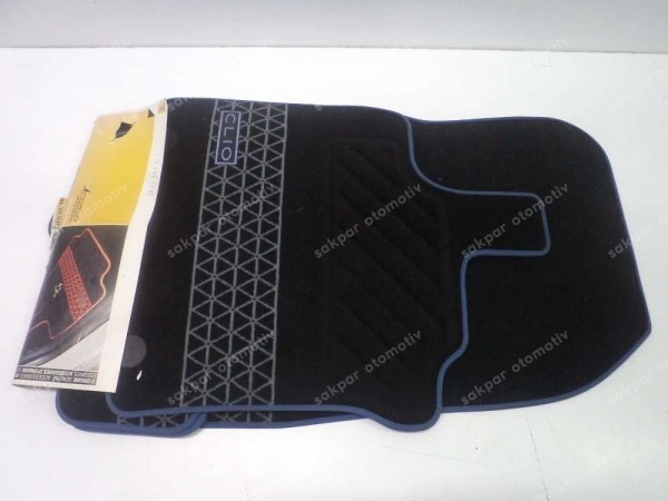 Renault Clio 4 Mavi Halı Paspas Takımı Orjinal 8201321303 YP (5A)