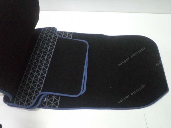 Renault Clio 4 Mavi Halı Paspas Takımı Orjinal 8201321303 YP (5A)