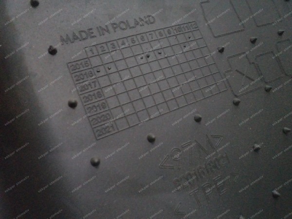 Renault Talisman Kauçuk Paspas Takımı Orjinal (5 Parça) 8201618021 CP (HA120)