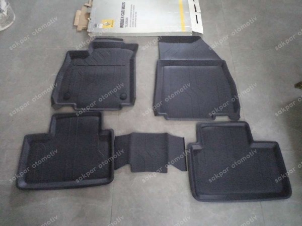 Renault Talisman Kauçuk Paspas Takımı Orjinal 8201618021 (5 Parça) YP (HA120)