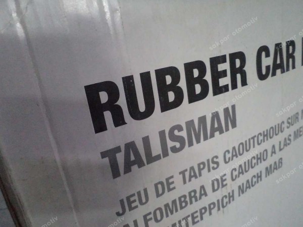 Renault Talisman Kauçuk Paspas Takımı Orjinal 8201618021 (5 Parça) YP (HA120)