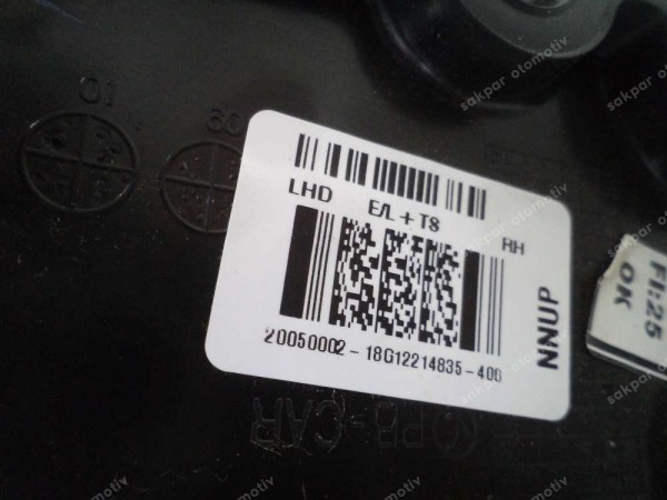 Hyundai İ20 Sağ Ayna Orjinal 87620-1J430 YP (EC130)