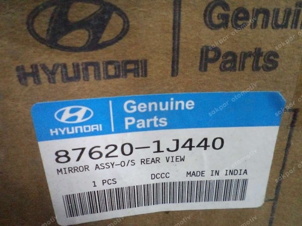 Hyundai İ20 Sağ Ayna Elektrikli Sinyalli Orjinal 87620-1J440 YP (EC130)