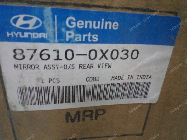 Hyundai İ10 Sol Ayna Manuel Orjinal 87610-0X030 YP (EC130)