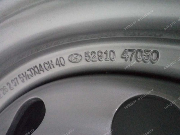 Hyundai Starex Ön Sac Jant 14 İnç Orjinal 52910-47050 YP (ZA110)