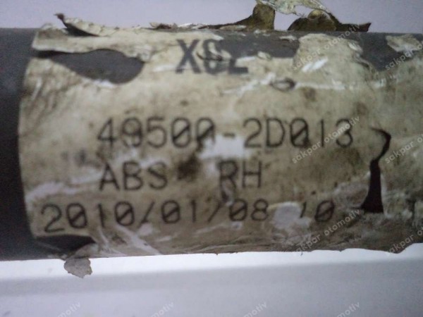 Hyundai Elantra Sağ Ön Aks Orjinal 49500-2D013 YP (GE120)