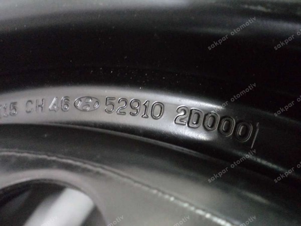 Hyundai Elantra 15 İnç Sac Jant Orjinal 52910-2D000 YP (ZA110)