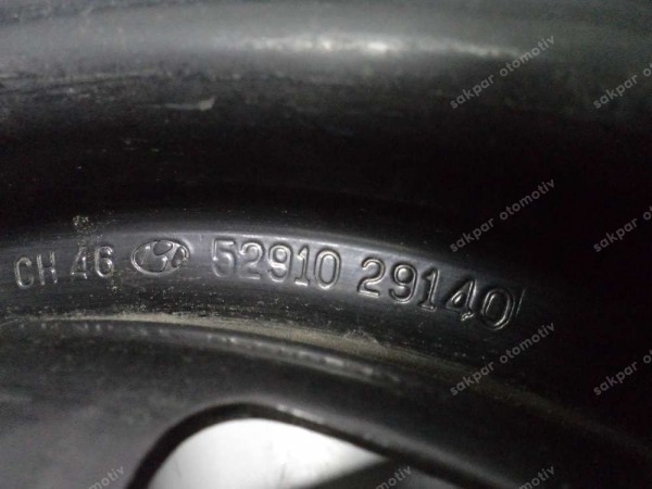Hyundai Elantra 14 İnç Sac Jant Orjinal 52910-29140 YP (ZA110)
