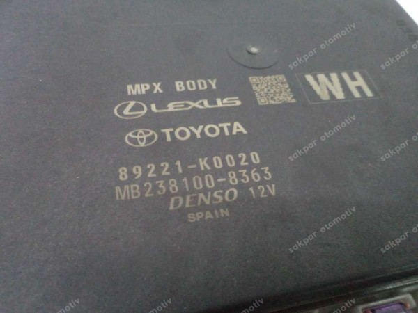 Toyota Yaris Sigorta Kutusu ve Beyni Orj 89221-K0020 82730-K0110 YP SP (DC1210)