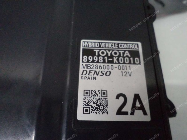 Toyota Yaris Hybrit Kontrol Ünitesi Modülü 89981-K0010 YP SP (DC1210)
