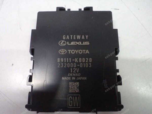 Toyota Yaris Ağ Geçiş Modülü Beyni 89111-K0020 SP YP (DC1210)