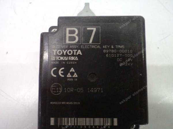 Toyota Yaris Cross Merkezi Kilit Kontrol Ünitesi Modülü 897B0-0D010 SP YP (DC1210)