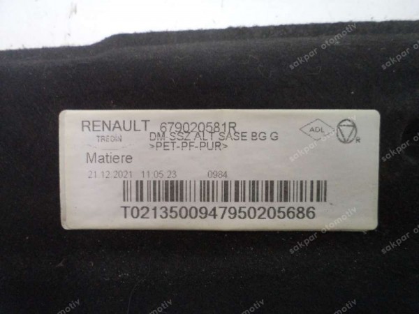 Renault Clio 5 Ses Kesici Keçe Orj 679020581R CP HP (AC110)