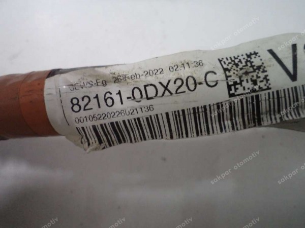 Toyota Yaris Cross Taban Yer Tesisatı Kablosu 82161-0DX20 SP YP (TES6)