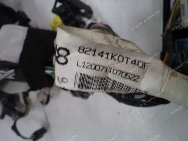 Toyota Yaris Torpido Ön Göğüs Tesisatı Kablosu 82141-K0T40 SP YP (TES6)