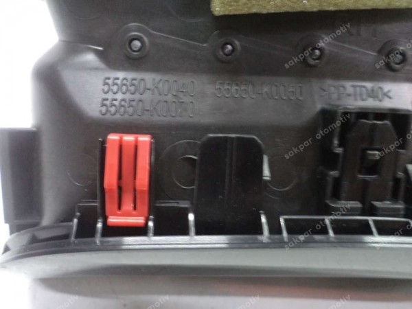 Toyota Yaris Torpido Sağ Difizör Havalanırma Izgarası Menfezi SP 55650-K0050 (DA126)