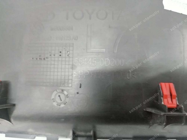 Toyota Yaris Cross Gösterge Paneli Saklama Bölmesi Alt Bakalit 55445-0D200 SP (DA124)