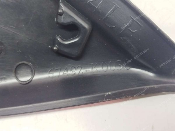 Toyota Yaris Hybrit Sol İç Ayna Bakaliti Kapağı 67492-K0030 (CC126)