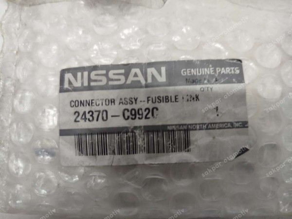 Nissan Terrano İnfiniti Konnektör 50-30-50 Siorta 24370-C9920 YP (DE128)
