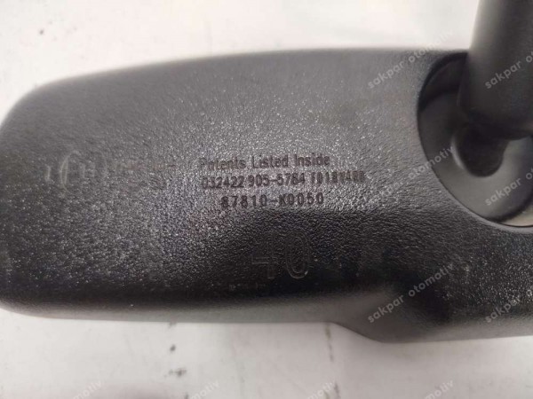 Toyota Yaris - Cross İç Dikiz Aynası 87810-K0050 SP (CA125)