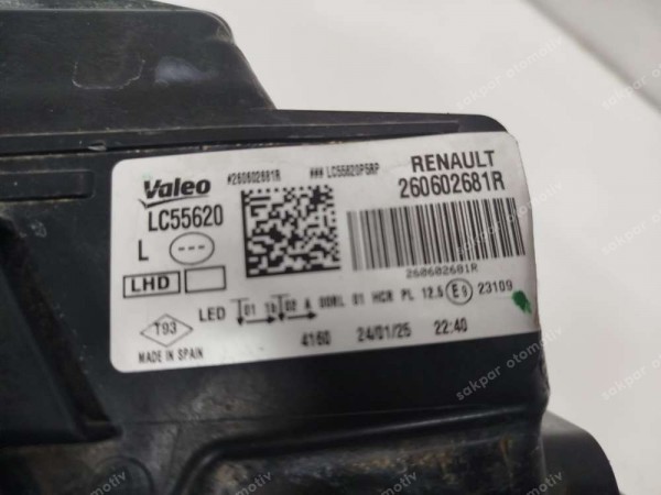 Renault Megane 4 Full Led Sol Far 260602681R SP (AA120)