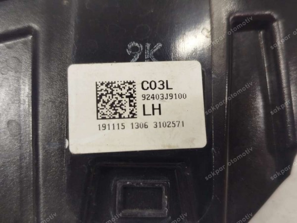 Hyundai Kona Sol İç Stop Lambası Orj 92403-J9100 CP HP (DD110-5)