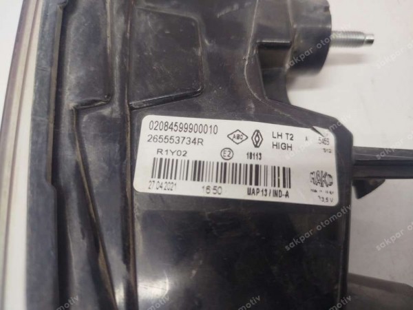 Renault Captur Sol İç Stop Lambası Orj 265553734R CP HP (DD110-6)