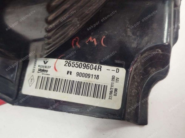 Dacia Dokker Sağ Arka Stop Lambası 265509604R CP HP (GH110)