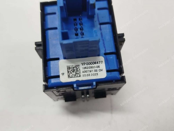 Opel Corsa F Grandland El Fren Butonu Sivici YP00004477 10520300-5 SP HP (AF132)