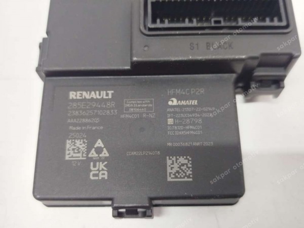 Renault Megane 4 Eller Serbest Beyni 285E29448R SP HP (DE115)