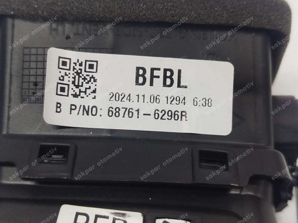 Renault Megane 4 Sol Havalandırma Izarası Difizörü 687616296R SP YP (DA126)