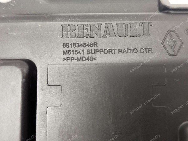 Renault Megane 4 Faz 2 Navigasyon Multimedya Braketi Tesla Ekran Orj 280902091R SP (DA118)