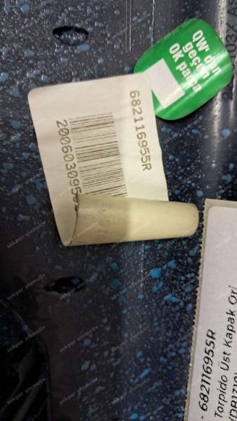 Renault Clio 5 Torpido Üst Kapak Orj 682116955R SP (DB1318)