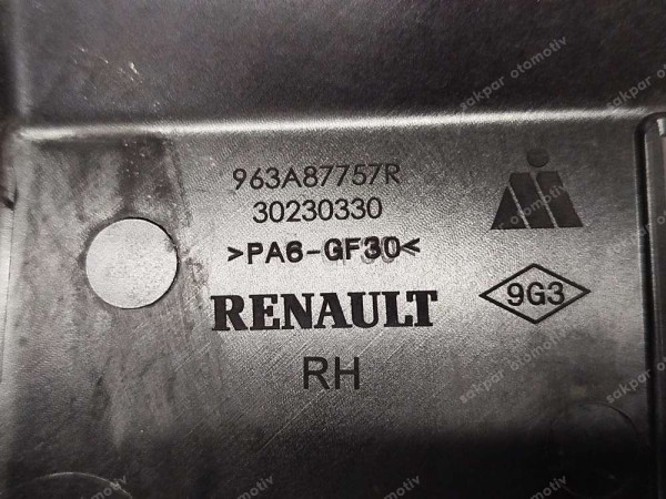 Renault Megane 4 Dikiz Aynası Alt Kapak Sağ 963A87757R SP YP (CA125)