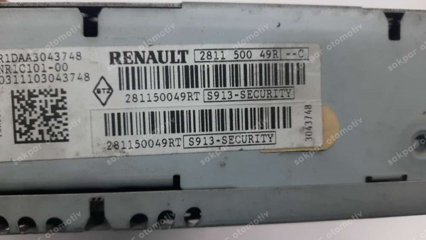 Renault Master 3 Kangoo 3 Radyo CD Player 281150049R HP CP (GI-120)