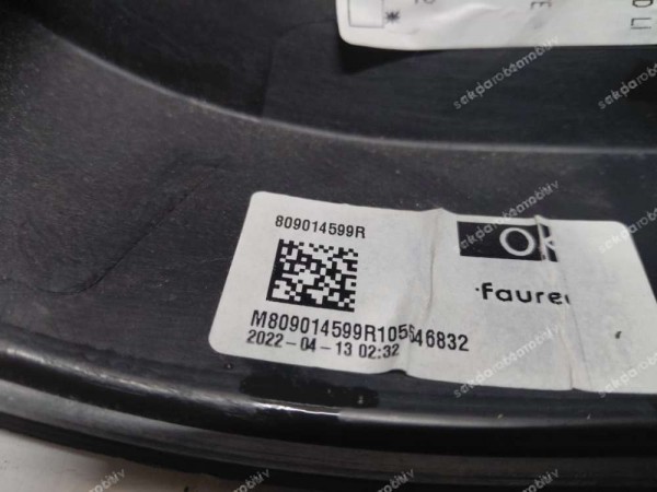 Renault Clio 5 Sol Ön Kapı Döşemesi 809014599R CP (BE-120)