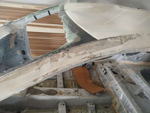 Renault Clio 5 Sağ Ön Çeyrek Kupa Arka Çmurluk