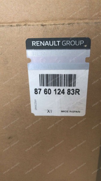 DACİA DOKKER SAĞ ÖN KOLTUK SIRT İSKELETİ 876012483R YP