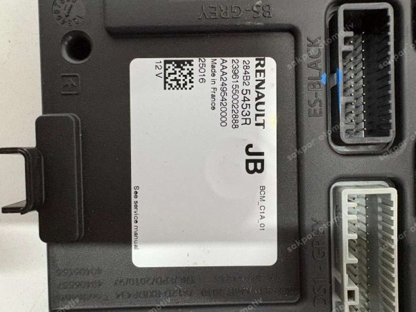 Renault Megane 4 Gövde Kontrol Modülü Beyni 284B25453R SP (DB120)