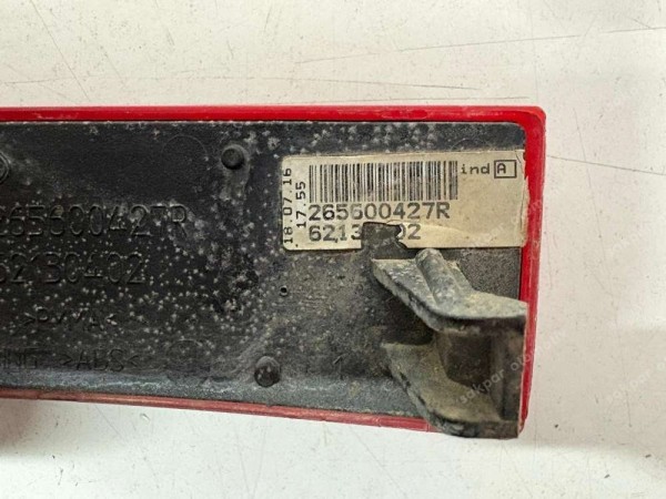 Renault Clio Symbol Dacia Sandero 2 Logan 2 Sağ Arka Tampon Reflektörü Orj. 265600427R CP (AC122)