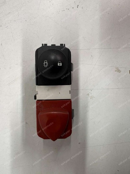 Renault Megane 2 Scenic 2 Dörtlü Flaşör Düğmesi Orj. 8200407415 CP (AE122)