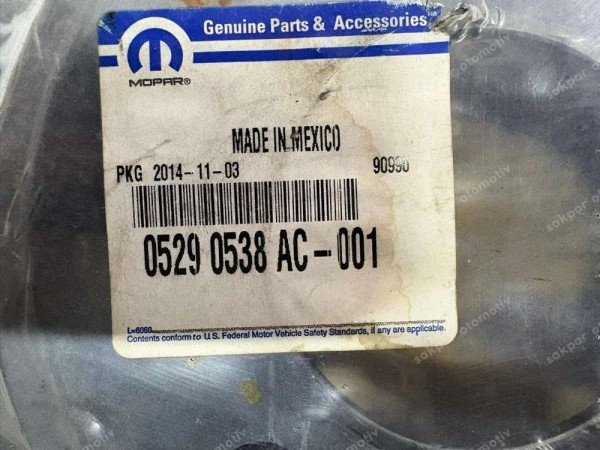 Dodge Challenger Disk Takımı Orj. K05290538AC YP (HA120)