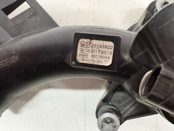 Opel Astra J Chevrolet Cruze Turbo Termostat Gövdesi Orj. 25193922 CP (DA115)