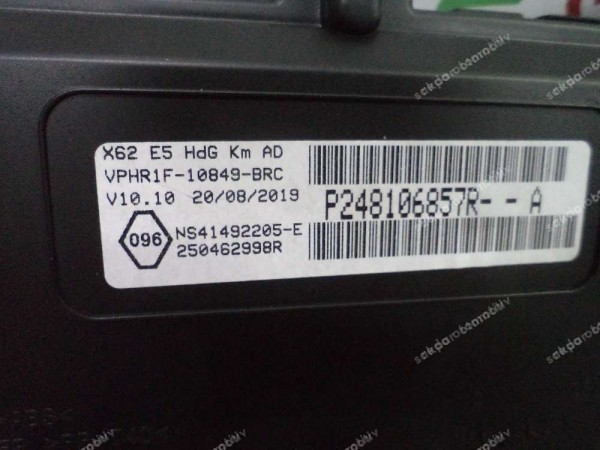 Renault Master 3 Gösterge Saati Orjinal 248106857R YP (GC130)