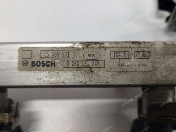 Opel Astra J Meriva Mokka Zafira C Enjektör Ve Kütüğü Rail Komple 55565971 CP (DC134)