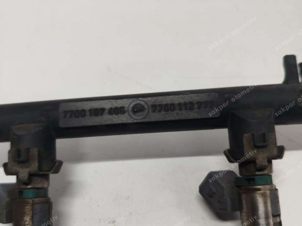 Renault Laguna Scenic Megane Enjektör ve Kütüğü Rail Komple 7700107405 7700112777 CP (DC134)